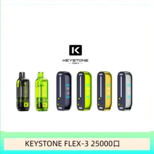 鑰石KEYSTONE FLEX-3 25000口煙彈彈主機|可注油電子煙